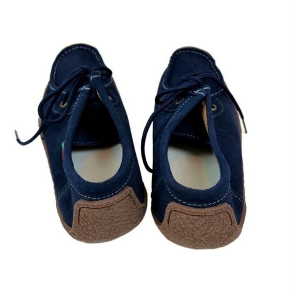 Sanearda Navy Suede Moccasins - Picture 3 of 8